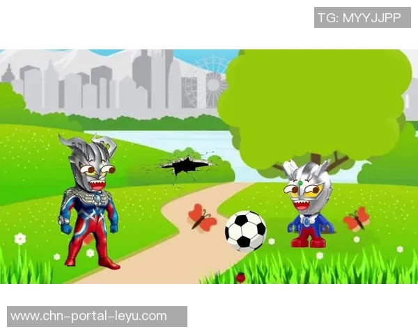 奥特曼在绿茵场上展现足球技巧与勇气的精彩瞬间